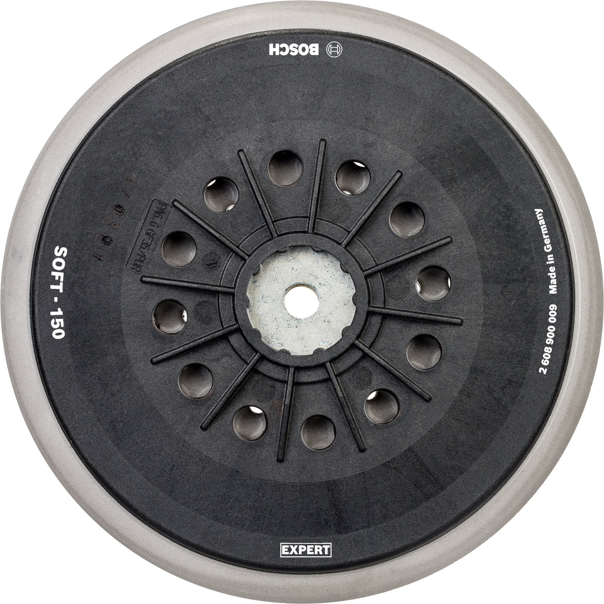 Bosch Professional Multihole Backing Pad for 150mm Bosch, Soft - Expert