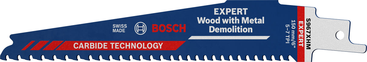 Bosch Professional Expert "Wood with Metal Demolition" S967XHM Reciprocating Saw Blade 10-Pack