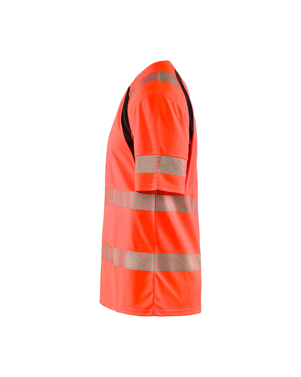 Blaklader Uv Hi-Vis T-Shirt 3397 #colour_red-hi-vis-black