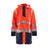 Blaklader Rain Jacket Hi-Vis Level 1 4324 #colour_orange-navy-blue