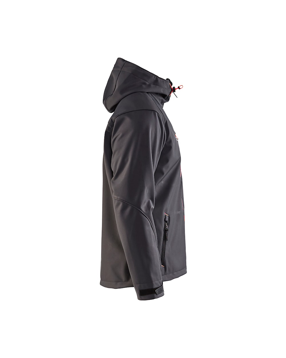 Blaklader Pro Softshell Jacket 4949 #colour_dark-grey-red