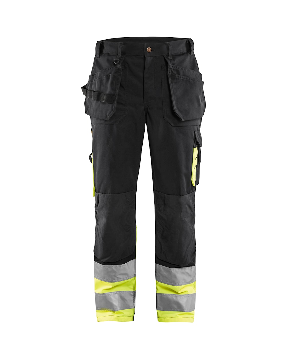 Blaklader Hi-Vis Trousers 15291370 - Black/Hi-Vis Yellow