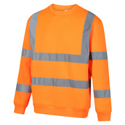 Future Garments Aqua Hi-Vis Crew Neck Sweatshirt