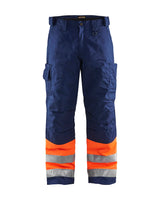 Blaklader Hi-Vis Winter Trousers 1862 - Hi-Vis Orange/Navy blue