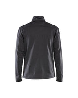 Blaklader Pique Fleece Shirt Jacket 3232 #colour_black-melange