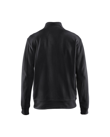 Blaklader Sweatshirt with Full Zip 3371 #colour_black