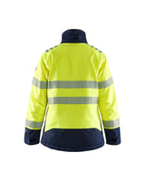 Blaklader Multinorm Winter Jacket Women 4917 #colour_hi-vis-yellow-navy-blue