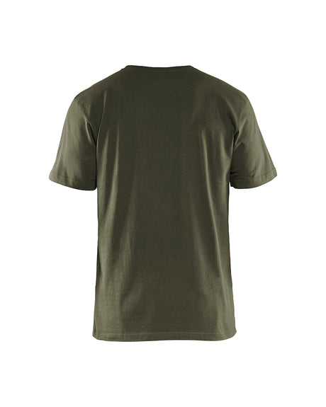 Blaklader T-Shirt 5 Pack 3325 #colour_army-green