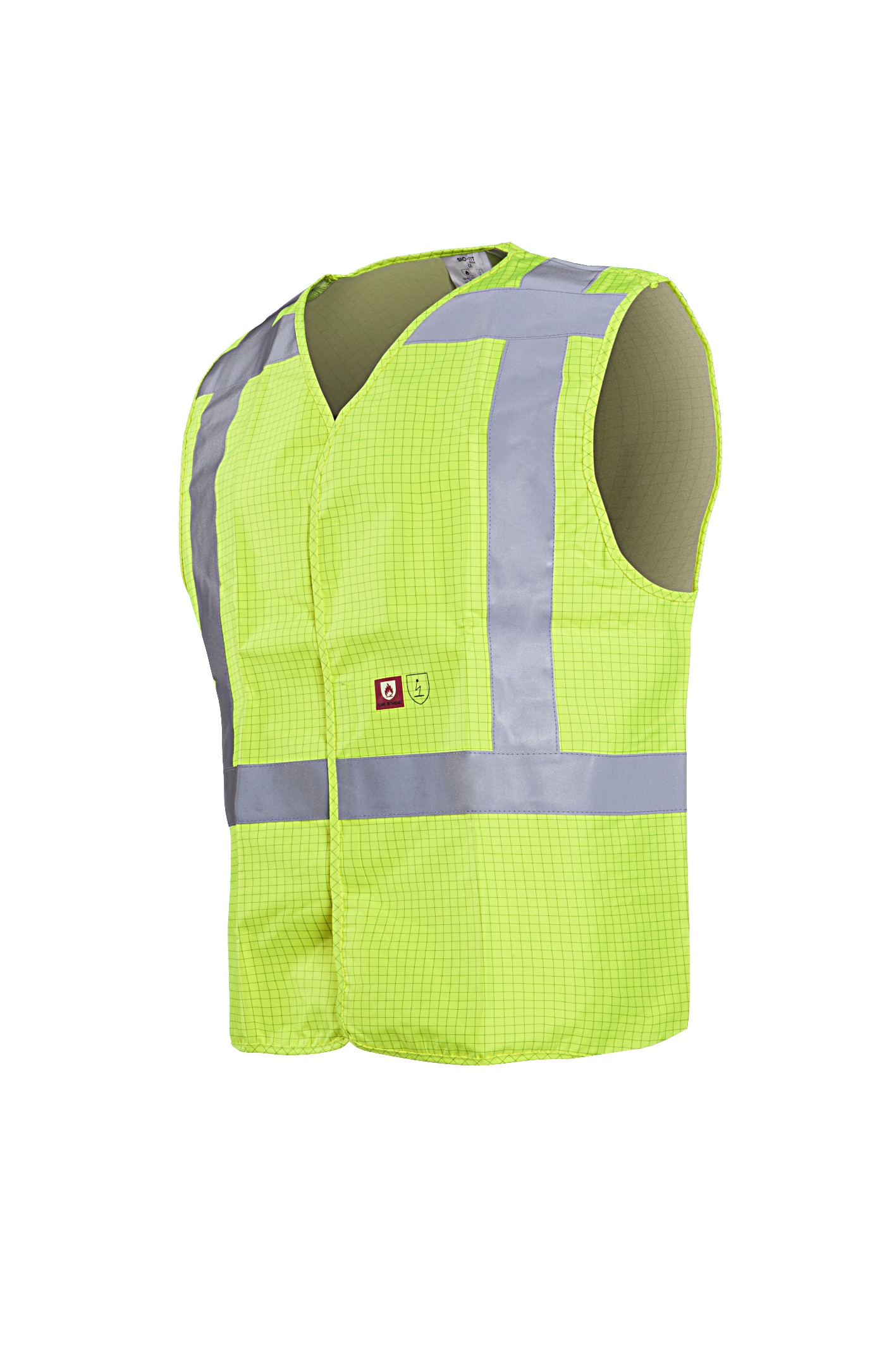 Sioen Raufar Flame Retardant And Anti-Static Hi-Vis Waistcoat (Rws)