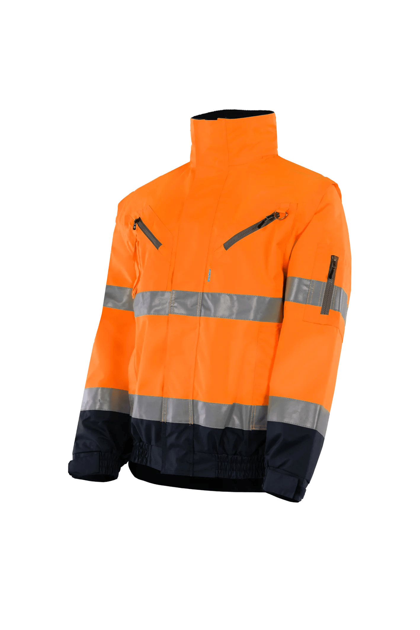 Sioen Campbell Hi-Vis Winter Bomber Jacket With Detachable Sleeves
