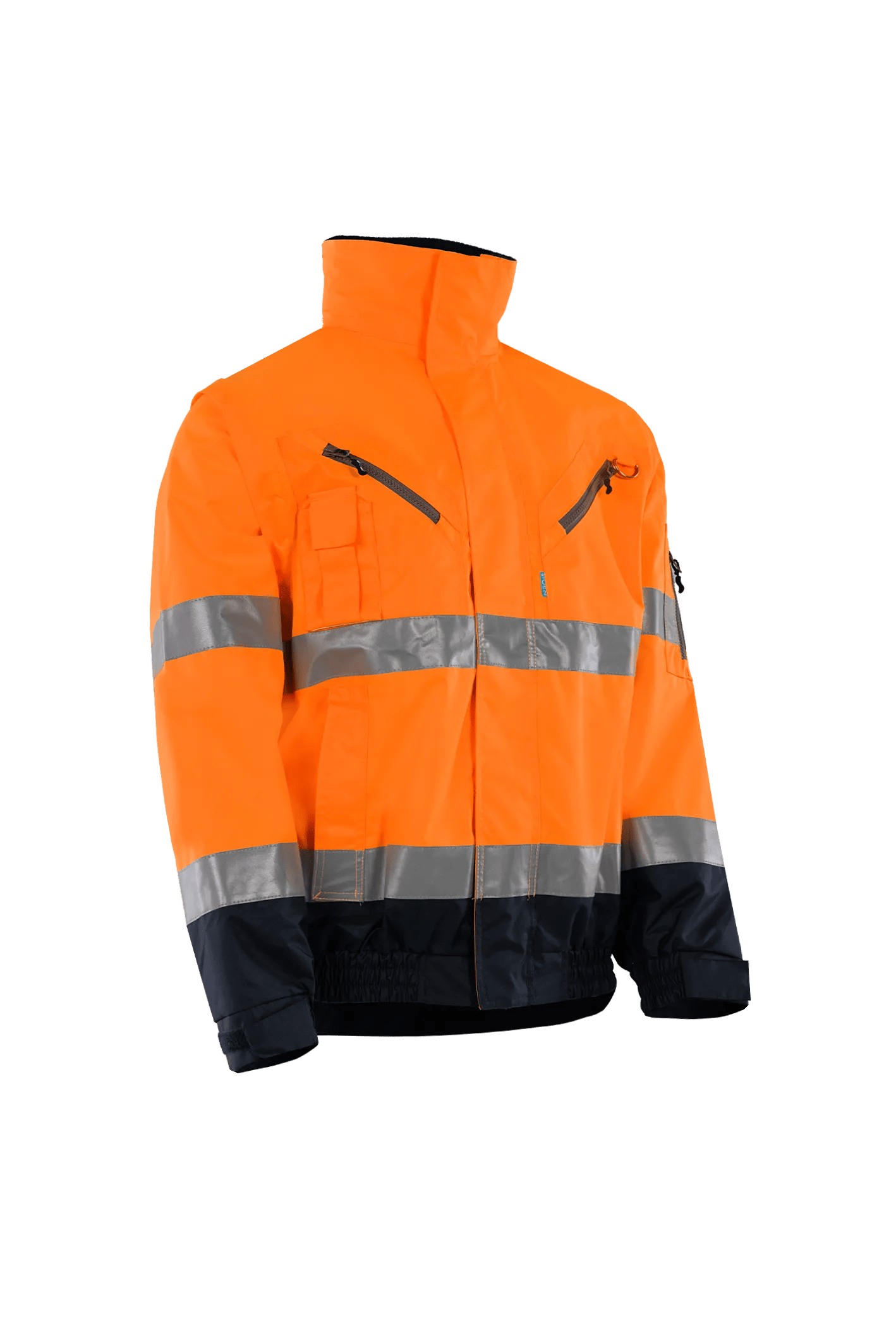 Sioen Campbell Hi-Vis Winter Bomber Jacket With Detachable Sleeves
