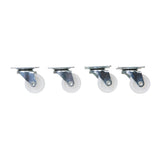 Fixman Light Duty Swivel Castors 4Pk