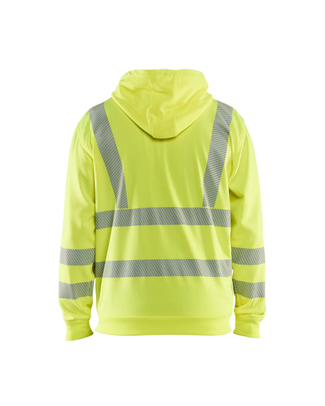 Blaklader Hi-Vis Hoodie Full-Zip 3565 #colour_hi-vis-yellow