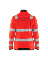 Blaklader Women's Microfleece Jacket Hi-Vis 4966 #colour_red-hi-vis