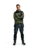 Blaklader Knitted Jacket 4930 #colour_army-green-black