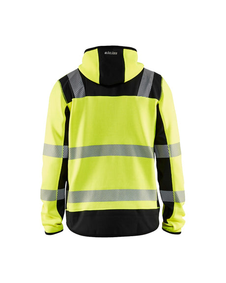 Blaklader Knitted Hi-Vis Jacket 4923 #colour_hi-vis-yellow-black