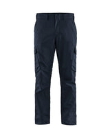 Blaklader Industry Trousers Stretch 1444 - Dark navy/Black #colour_dark-navy-black