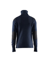 Blaklader Wool Sweater 4630 #colour_dark-navy-yellow