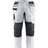 Blaklader Painters Trousers with Stretch 1096 #colour_white-dark-grey