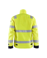 Blaklader Multinorm Jacket 4087 #colour_hi-vis-yellow-navy-blue