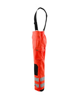 Blaklader Rain Trousers Hi-Vis Level 2 1302 #colour_red-hi-vis