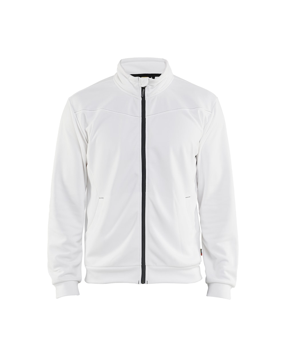 Blaklader Sweatshirt with Full Zip 3362 #colour_white-dark-grey