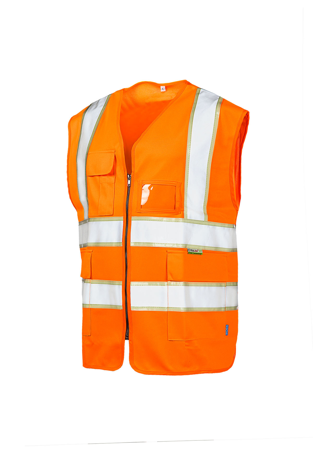 Sioen Blaru Glow In The Dark Hi-Vis Waistcoat