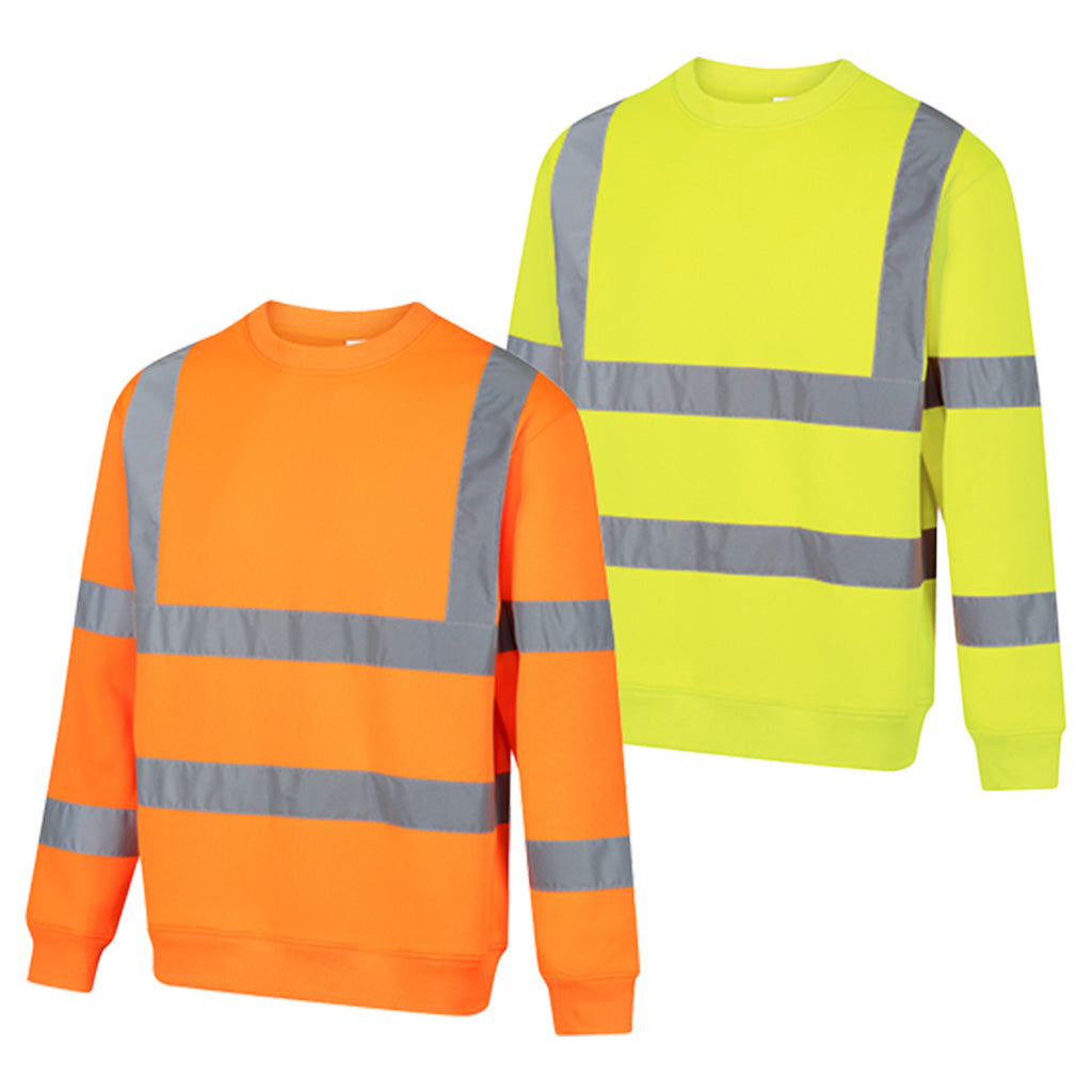 Future Garments Aqua Hi-Vis Crew Neck Sweatshirt