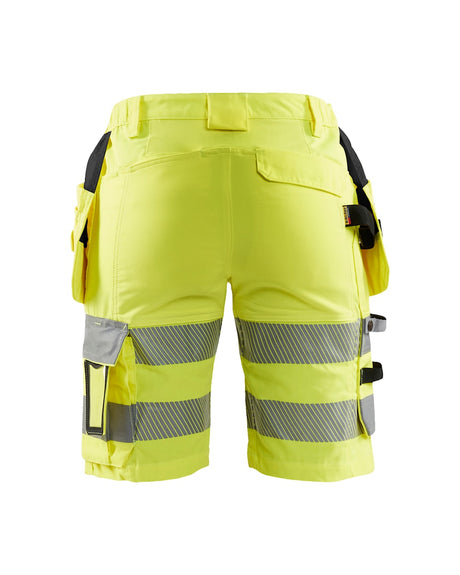 Blaklader Women's Hi-Vis Shorts with Stretch 7186 #colour_hi-vis-yellow