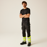Regatta Professional Mens Hi-Vis X-Pro Stretch Holster Trousers - Class 1