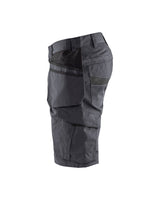 Blaklader Service Shorts with Nailpockets 1494 #colour_mid-grey-black