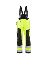 Blaklader Multinorm Winter Trousers 1868 #colour_hi-vis-yellow-navy-blue