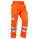 Leo Workwear BIDEFORD Leo EcoViz Poly/Cotton Cargo Trouser - Hi-Vis Orange