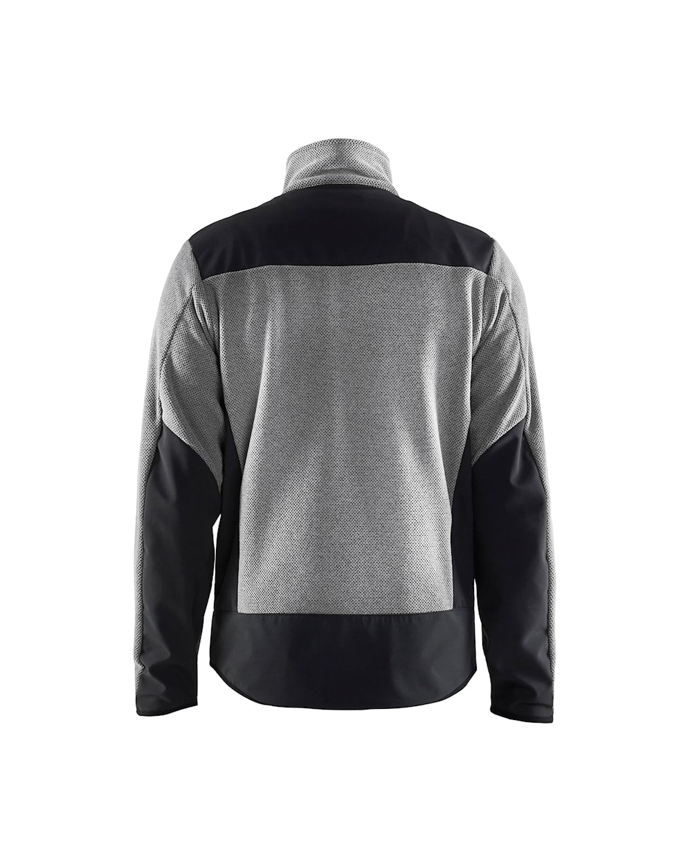 Blaklader Knitted Jacket with Softshell 5942 #colour_grey-melange-black