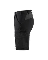 Blaklader Service Shorts 4-Way Stretch 1423 #colour_black-dark-grey