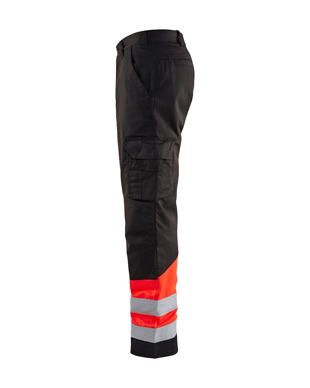 Blaklader Hi-Vis Trousers 1564 - Black/Hi-Vis Red