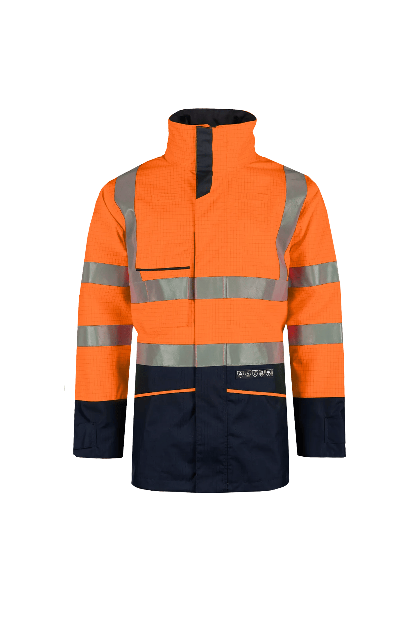Sioen Hedland Flame Retardant Anti-Static Hi-Vis Rain Jacket