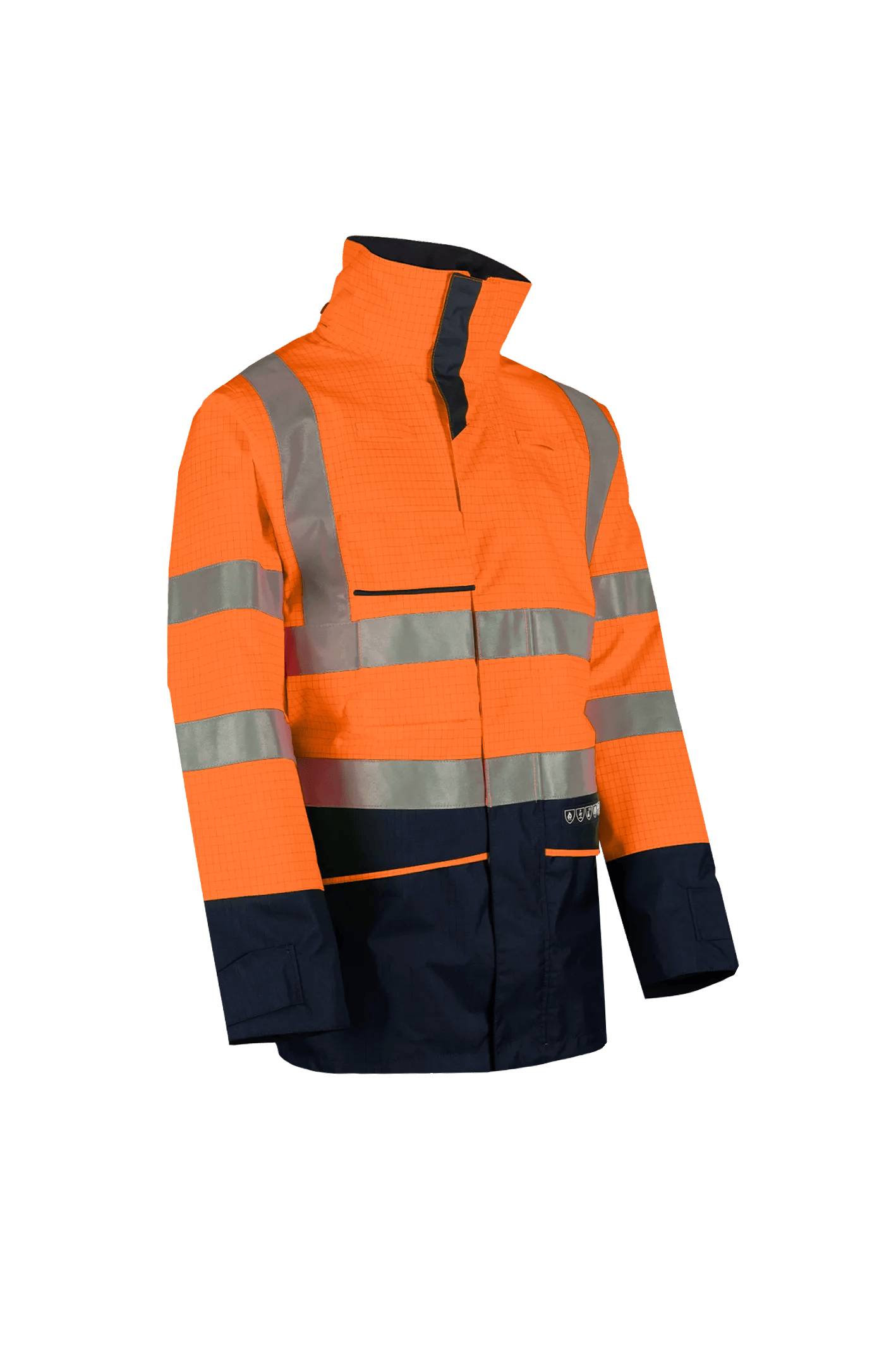 Sioen Hedland Flame Retardant Anti-Static Hi-Vis Rain Jacket