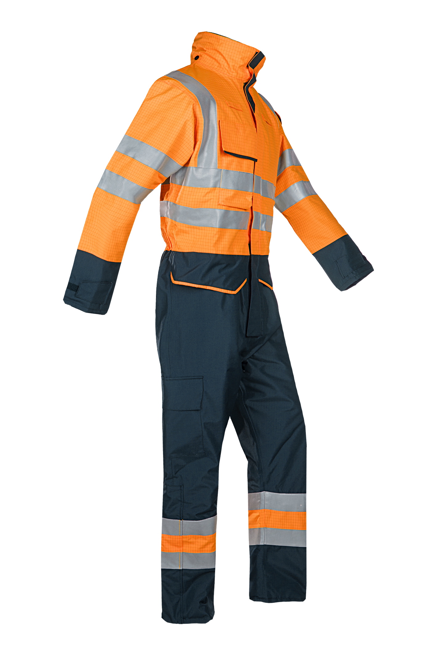 Sioen Carret Flame Retardant Anti-Static Hi-Vis Rain Winter Coverall