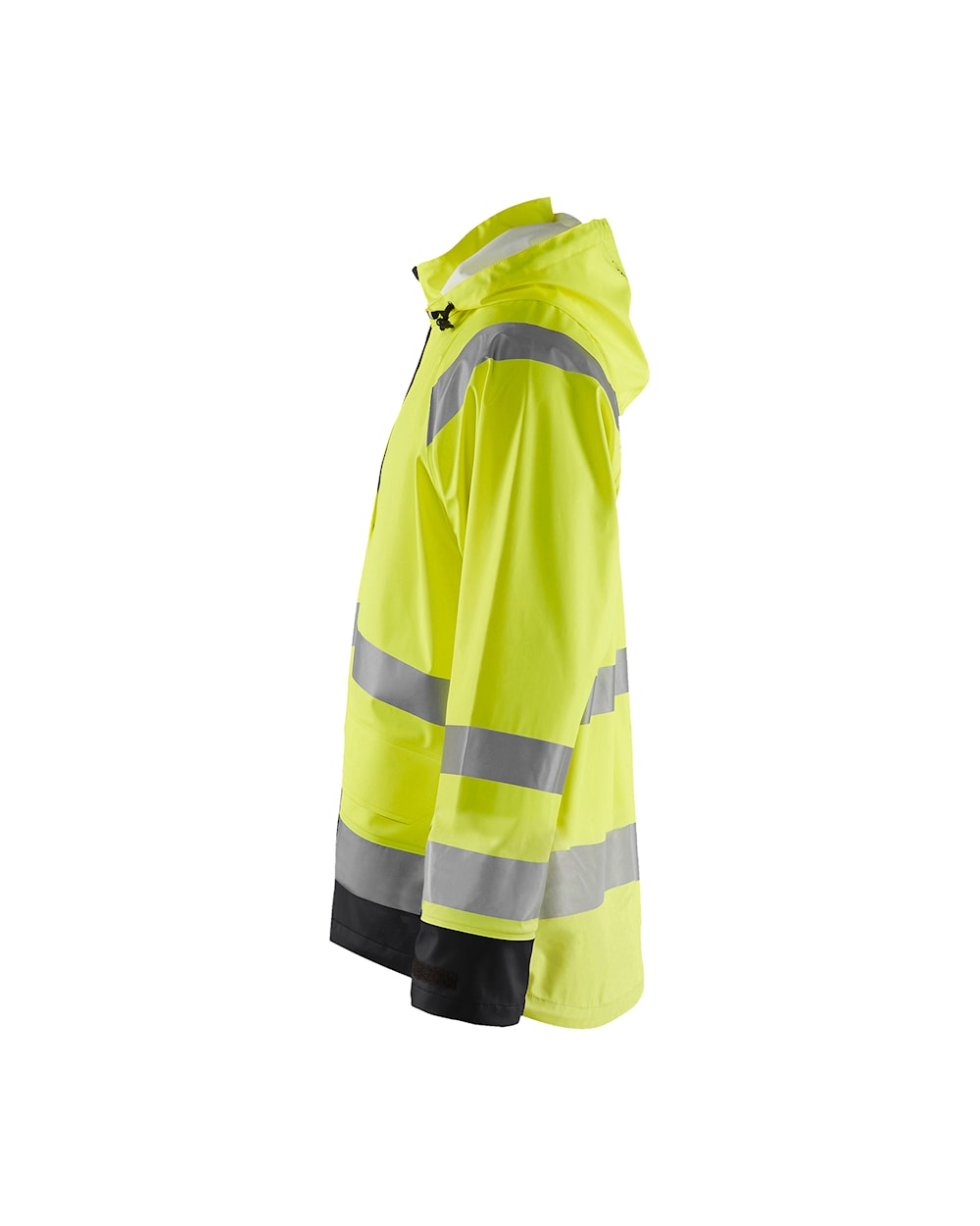 Blaklader Rain Jacket Hi-Vis Level 1 4323 #colour_hi-vis-yellow-black