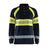 Blaklader Multinorm Pique Long Sleeved 3438 #colour_navy-blue-hi-vis-yellow