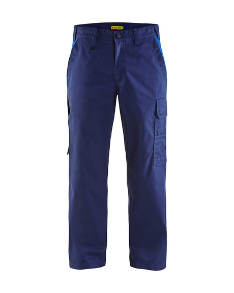 Blaklader Industry Trousers 14041210 - Navy blue/Royal blue #colour_navy-blue-royal-blue