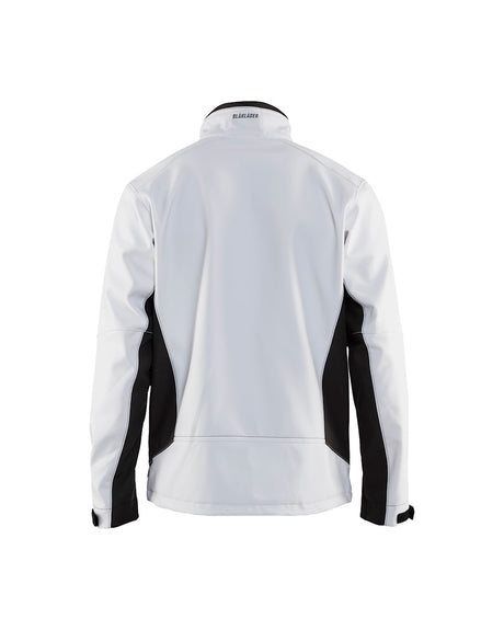 Blaklader Softshell Jacket 4950 #colour_white-dark-grey