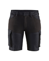 Blaklader Women's Service Shorts Stretch 7137 #colour_navy-blue-black