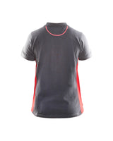 Blaklader Women's Polo Shirt 3390 #colour_grey-red