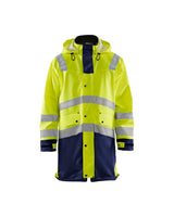 Blaklader Rain Coat Hi-Vis Level 2 4306 #colour_hi-vis-yellow-navy-blue