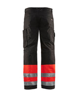 Blaklader Hi-Vis Winter Trousers 1862 - Hi-Vis Red/Black