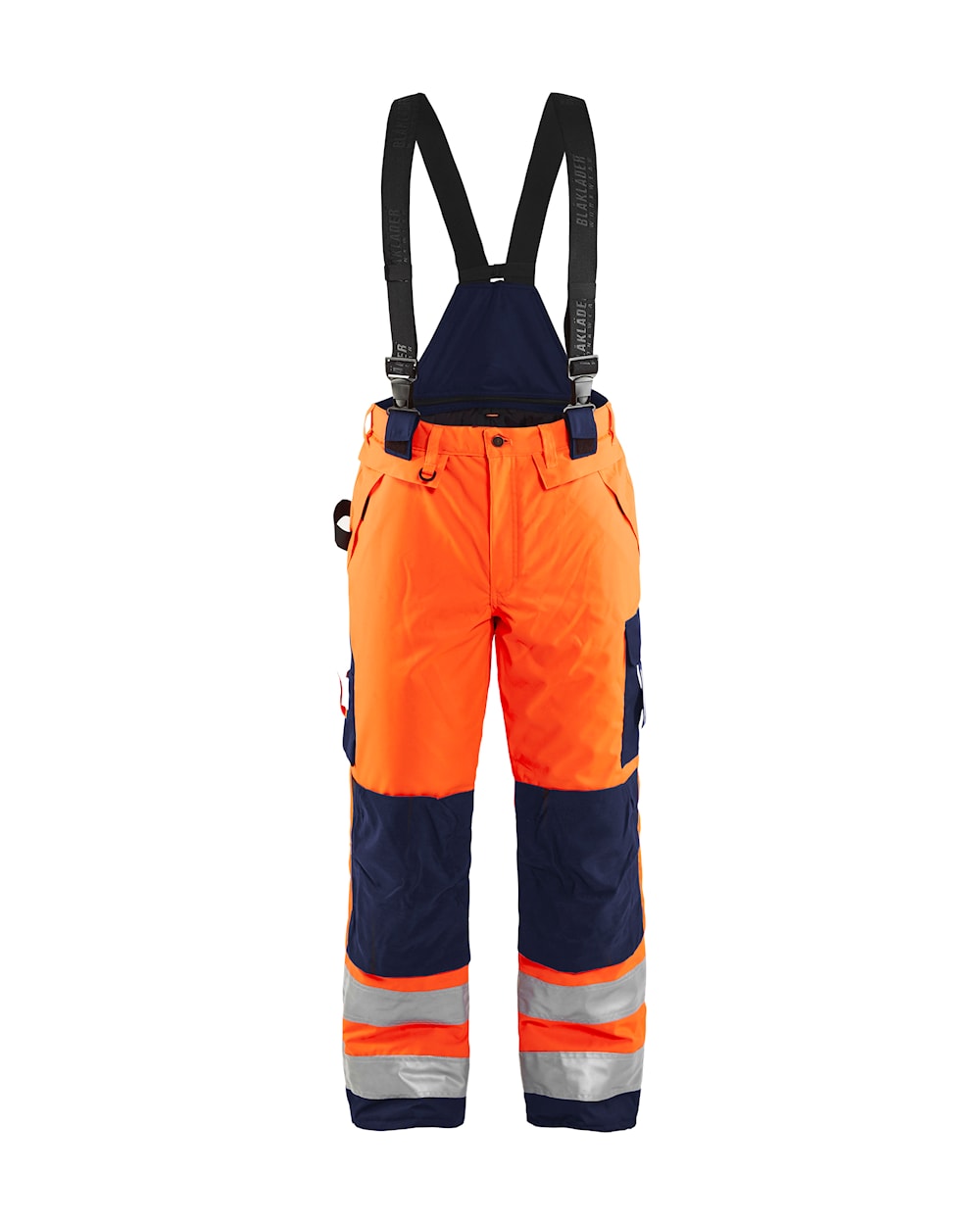 Blaklader Hi-Vis Winter Trousers 1885 - Hi-Vis Orange/Navy Blue