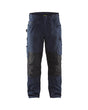 Blaklader Service Trousers with Stretch 1495 #colour_dark-navy-black