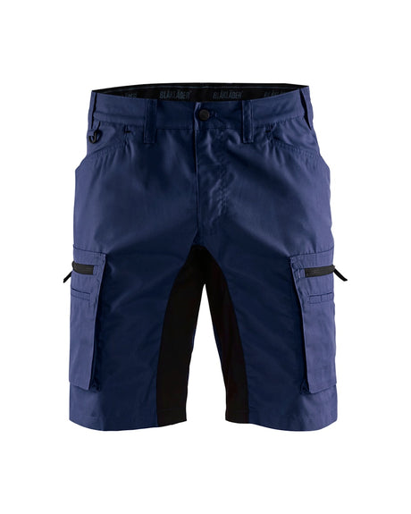 Blaklader Service Shorts Stretch 1449 #colour_navy-blue-black